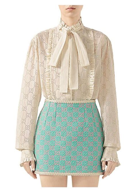 gucci blouses 2019|Gucci decorative blouses.